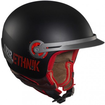 Casque Jet Lazer Twist Urban Ethnik Noir Mat
