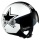 Casque Jet Lazer Rider Dragon Retro Blanc