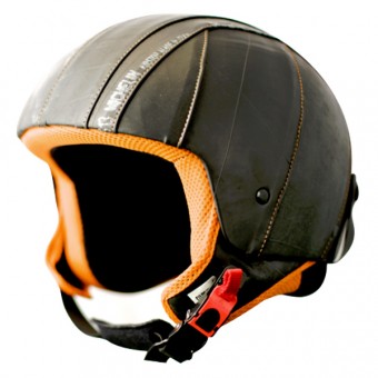 Casque Jet Hells Kitchen Lumaconi Orange