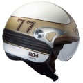Casque moto Roof Manx Blanc Nacre