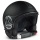Casque Jet Momo Design Minimomo Noir Mat Argent Carbone