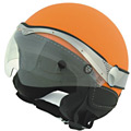 Casque Jet Momo Design Essenziale Orange