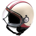 Casque Jet Momo Design Fighter Cuir Pana