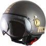 Casque Fashion Momo Design Fighter Titane Or 054