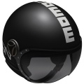 Casque Jet Momo Design Fighter II Noir Mat Argent 3