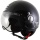 Casque moto Jet Fighter Gala Noir