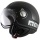 Casque moto Jet Komposit Carbone Noir mat