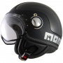 Casque Jet Momo Design Komposit Carbone Noir mat