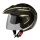 Casque Jet Torx Morris Noir Mat