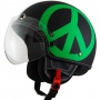 Casque Jet Moschino Peace and Love Tricolore