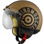 Casque Jet Moschino Zip Or