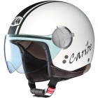 Casque Jet Nolan N20 Traffic Caribe Plus Blanc mat (107)