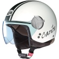 Casque Jet Nolan N20 Traffic Caribe Plus Blanc mat (107) Casque Jet Nolan N20 Traffic Caribe Plus Blanc mat (107)
