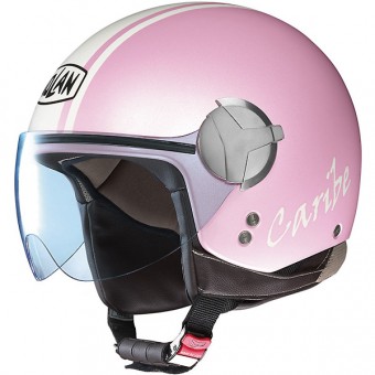 Casque Jet Nolan N20 Traffic Caribe Plus Rose perle (111)