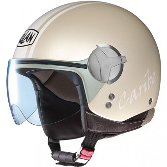 Casque Jet Nolan N20 Traffic Caribe Plus Ivoire perle (113)