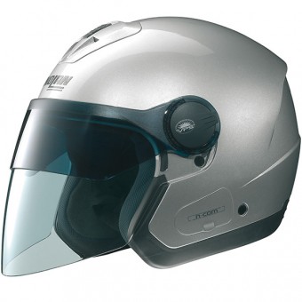 Casque Jet Nolan N42E Classic N-COM Platinum Silver 1