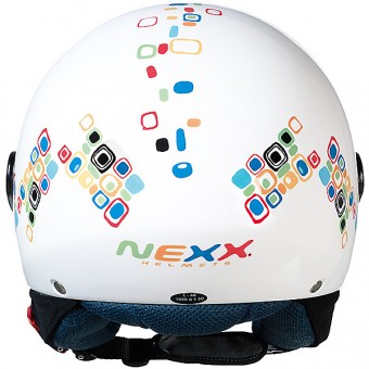 Casque jet Nexx - Dos