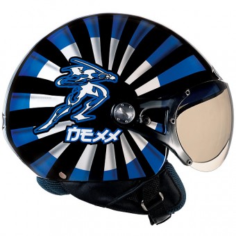 Casque Jet Nexx X60 Samourai Bleu