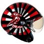 Casque Jet Nexx X60 Samourai Rouge