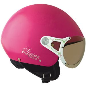 Casque moto Jet X60 Spring rose metal