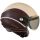 Casque Jet Nexx X60 Vision Vintage Cr�me marron