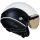 Casque Jet Nexx X60 Vision Vintage blanc noir
