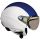 Casque Jet Nexx X60 Vision Vintage blanc bleu