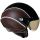 Casque moto Jet X60 Vision Vintage Noir Marron