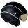 Casque Jet Nexx X60 Vision Vintage noir noir