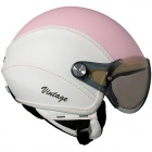Casque Jet Nexx X60 Vision Vintage blanc rose