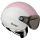 Casque Jet Nexx X60 Vision Vintage blanc rose