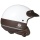 Casque Jet Nexx X60 Tribute Blanc Marron