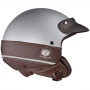 Casque Jet Nexx X60 Tribute Silver Marron