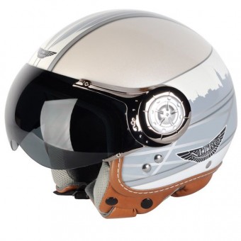 Casque Jet Nitro X548-AV New york Blanc Nacr� (13)
