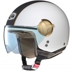 Casque Jet Nolan N20 Traffic Style Plus Blanc 127