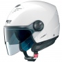 Casque Jet Nolan N32 Classic N-com Metal White 4