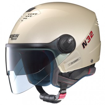 Casque Jet Nolan N32 Ncom Avenue Ivoire 2