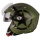 Casque Jet Nitro NP-100J Heavy Vert Militaire