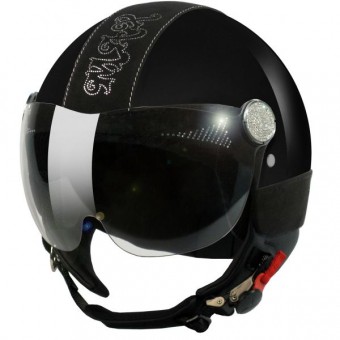 Casque Jet MAX Posh Noir Casque Jet MAX Posh Noir