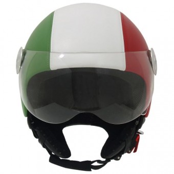 Casque Jet MT Retro Leather Italia