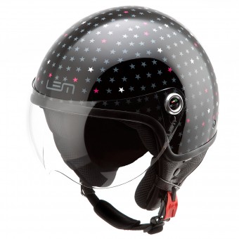 Casque Jet LEM Roger Dusty Black Casque Jet LEM Roger Dusty Black