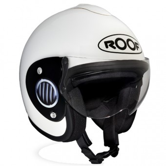 Casque Jet Roof Rider Duo Blanc Metal