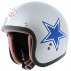 Casque Jet Bell RT Gris Etoile Bleu BST Casque Jet Bell RT Gris Etoile Bleu BST
