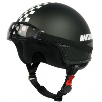 Casque Jet MAX Slim Noir Mat Casque Jet MAX Slim Noir Mat