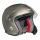 Casque moto Jet WRC moto acier mat