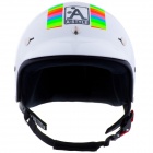 Casque Jet Astyle Summer Chic Blanc Fluo