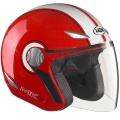 Casque Jet Lazer Tempo MK Rouge