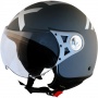 Casque Jet Torx Bob Gris mat