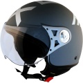Casque Jet Torx Bob Gris mat