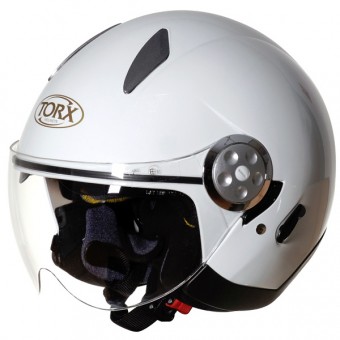 Casque Jet Torx Madison Blanc